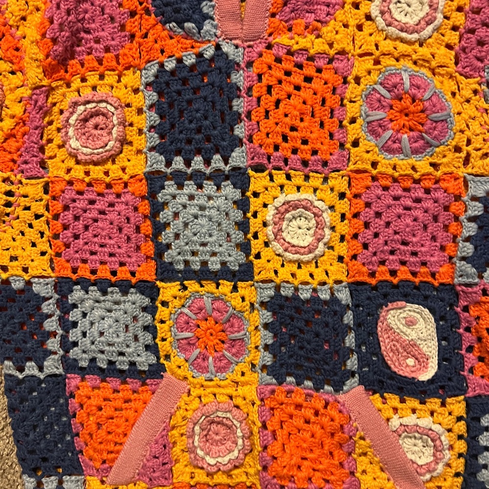 Colorful Crochet Jacket - Picture 2 of 4